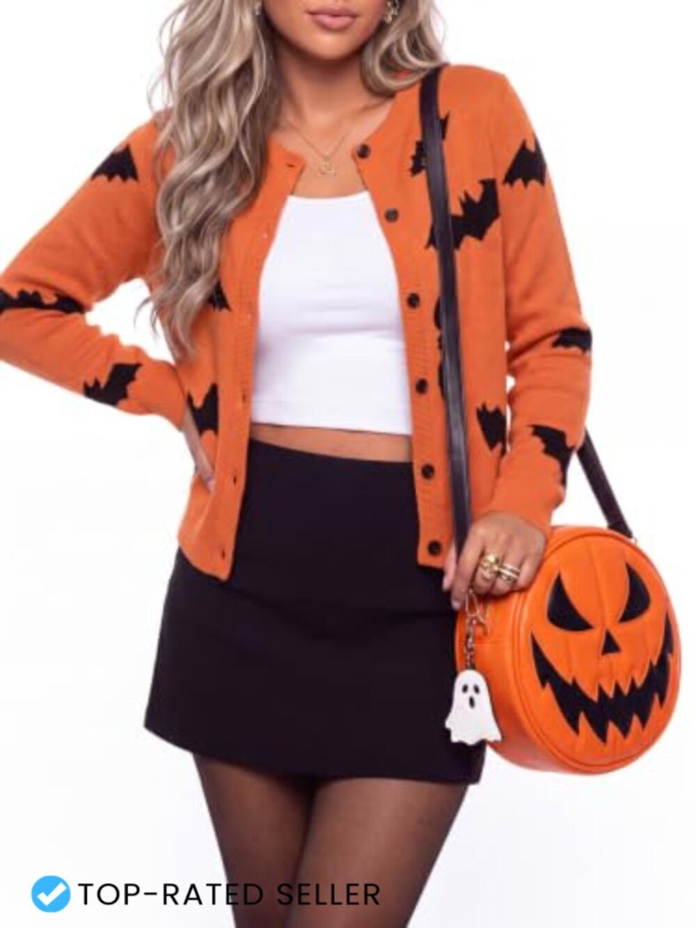 Wool Blend Button Down Cardigan Sweater Women Fall Long Sleeve Crew Neck